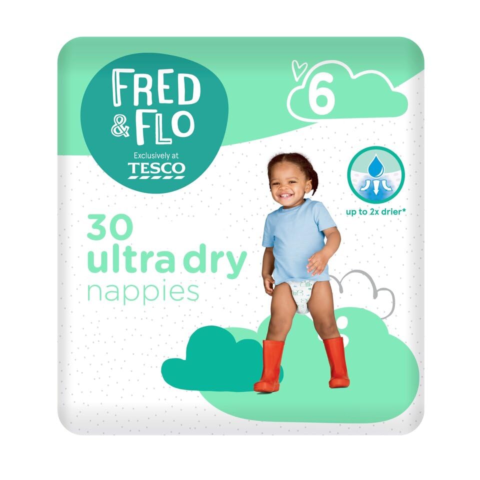 Fred & Flo Size 6 Nappies 30 Pack