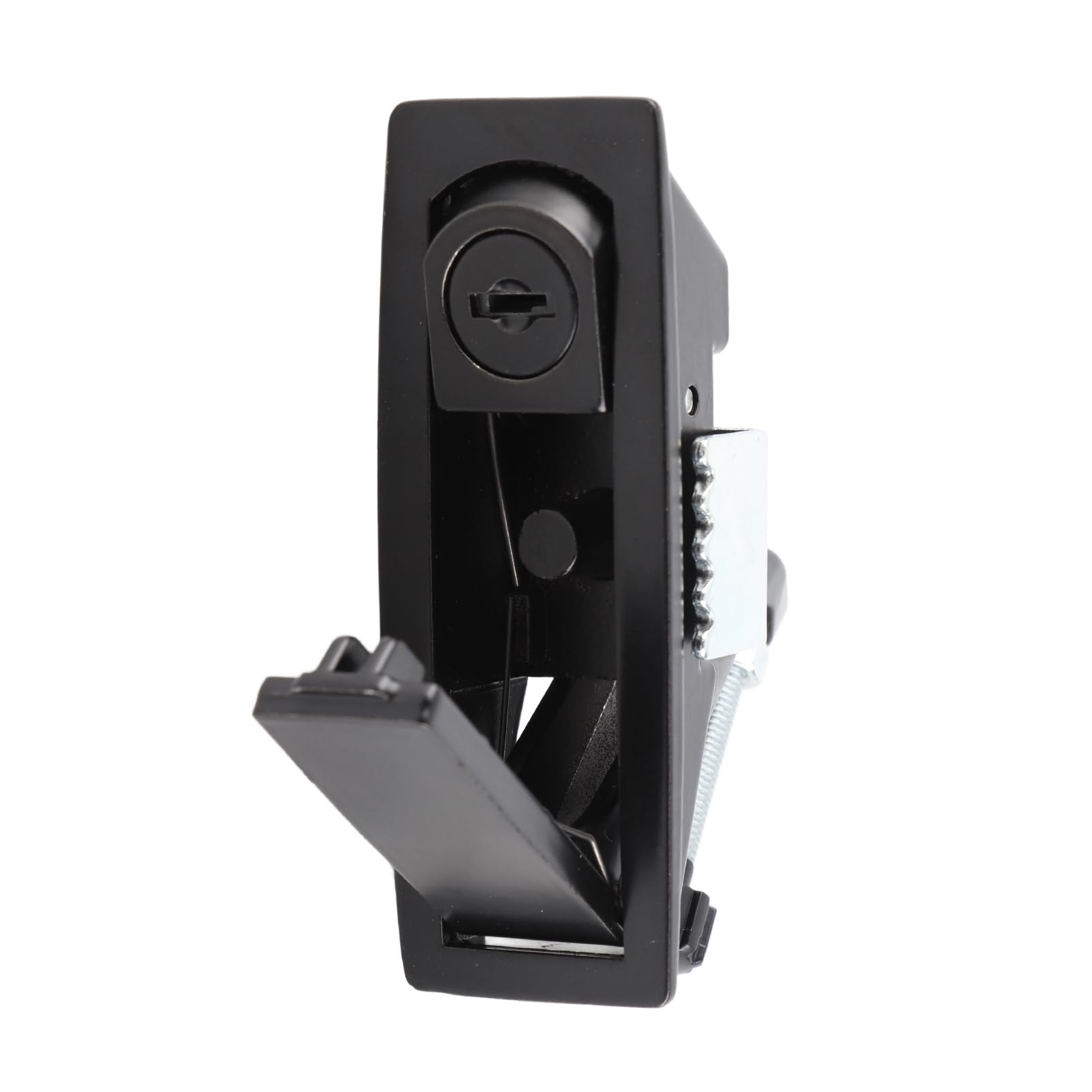 Zinc Alloy Compression Latch with Adjustable Lever and Locking Lock for RV Marine Boat Cabinet Toolbox - Secure & EasytoOperate Design
