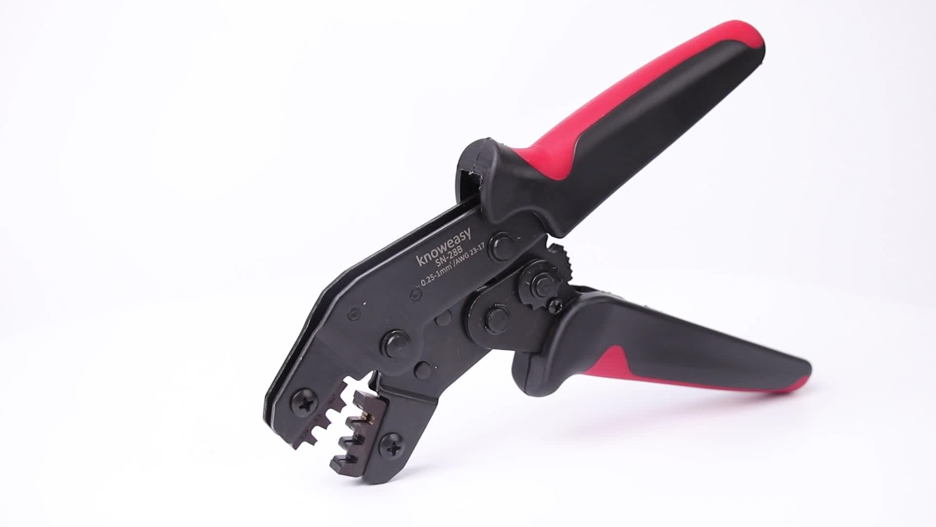 Amazon | Jst圧着工具 Knoweasy端子圧着ペンチ 赤 AWG23-17