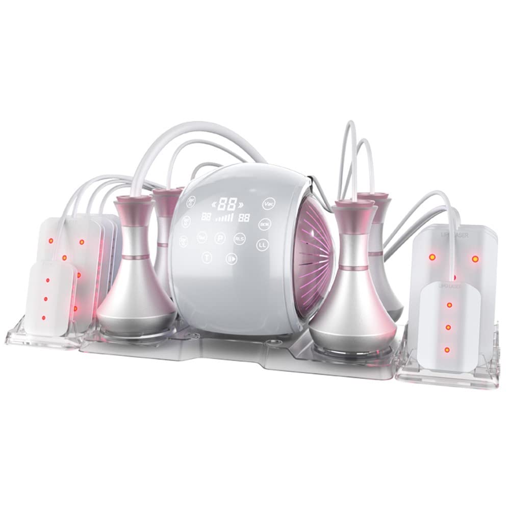 Macchina di bellezza 6 in 1 RF ed ultrasuoni per dimagrimento e ringiovanimento facciale, ideale per uso domestico e spa