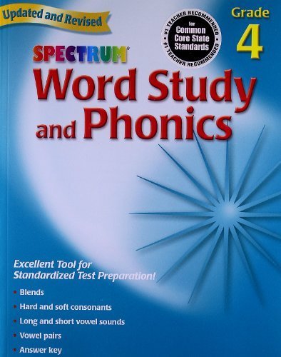 Word Study and Phonics, Grade 4 (Spectrum) by Spectrum (2006-12-11 ...