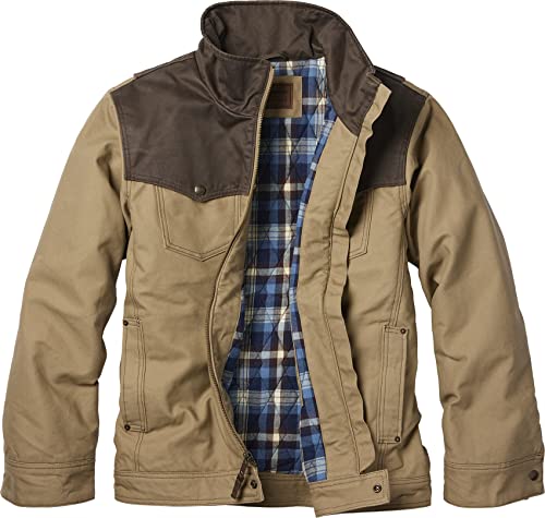 Legendary Whitetails Herren Stockyards Bozeman Canvas Westernmantel Jacke, Khaki, L