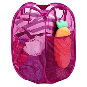 House Again Rosa Pop-Up Wäschekorb