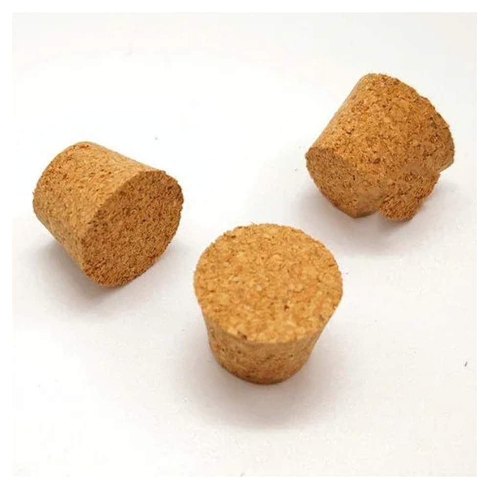 Drewniane zatyczki do probówek laboratoryjnych 16 x 12 mm, małe miękkie nakrętki do szklanych butelek, do eksperymentów Sprzęt laboratoryjny