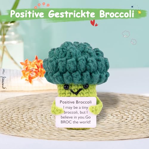 Mwmoeen Lustige Positive Kartoffel Pocket Hug, Kreative Positive Broccoli Puppe Beste Freundin Geschenke für Freundin Frauen(A28)