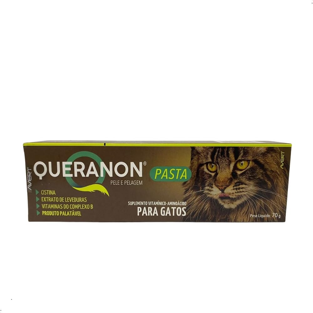 Suplemento Vitamínico Queranon Para Gato Pasta 70g