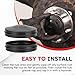 43514-28010 Front Axle Hub Grease Cap Set for Toyota Lexus Tacoma 4Runner Tundra GX460 Replace# 4351428010（Set of 2 ） (43514-28010)