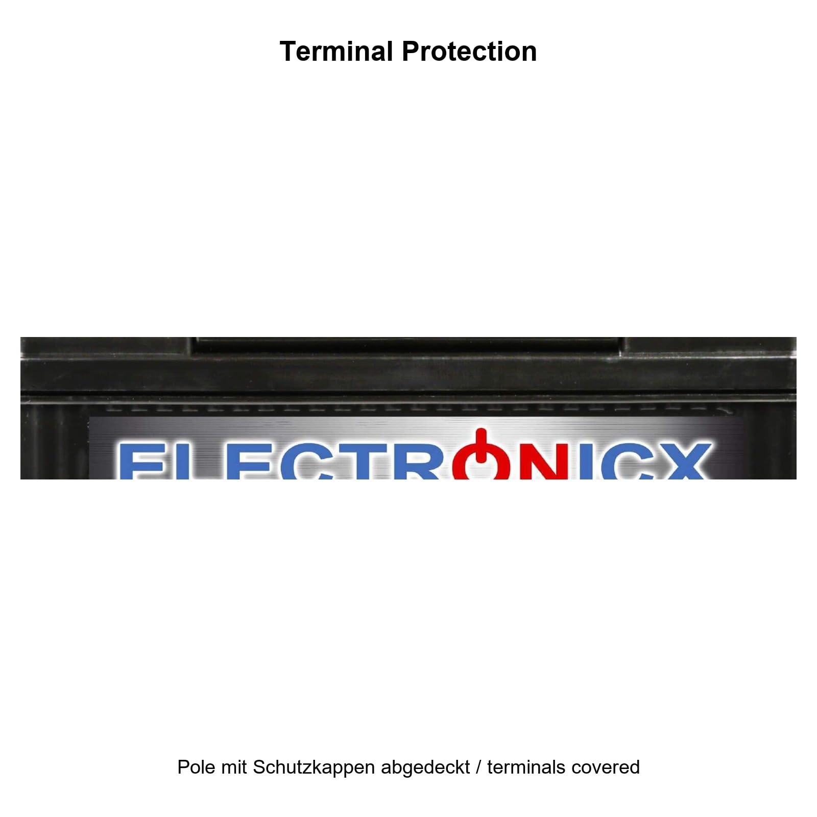 Electronicx Batterie pour tracteur tondeuse 12V 30Ah 30 ah U1R 300A – Batterie de démarrage pour tondeuse autoportée, tracteur de pelouse, pôle positif à droite, AGM, 196×132×182 mm, haute performance