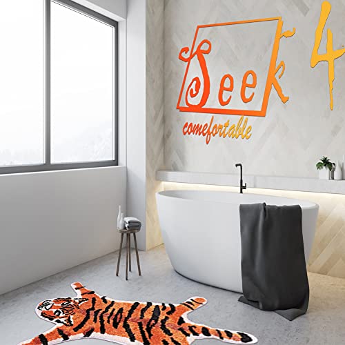 Seek4Comfortable Tiger Printed Rug/Mat For Bathroom thumb #4