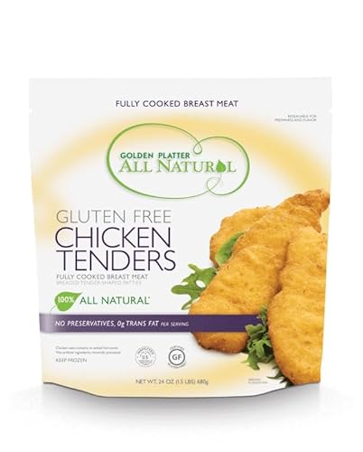 Gluten Free Chicken Breast Tenders Frozen - 24 oz (Pack of 8)