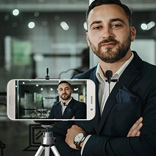 LYYDAN Lavalier Mikrofon für Handy und PC, Mikrofon mit 1.5 m Verlängerungskabel für Interview, Videokonferenz, Podcast… – Bild 7