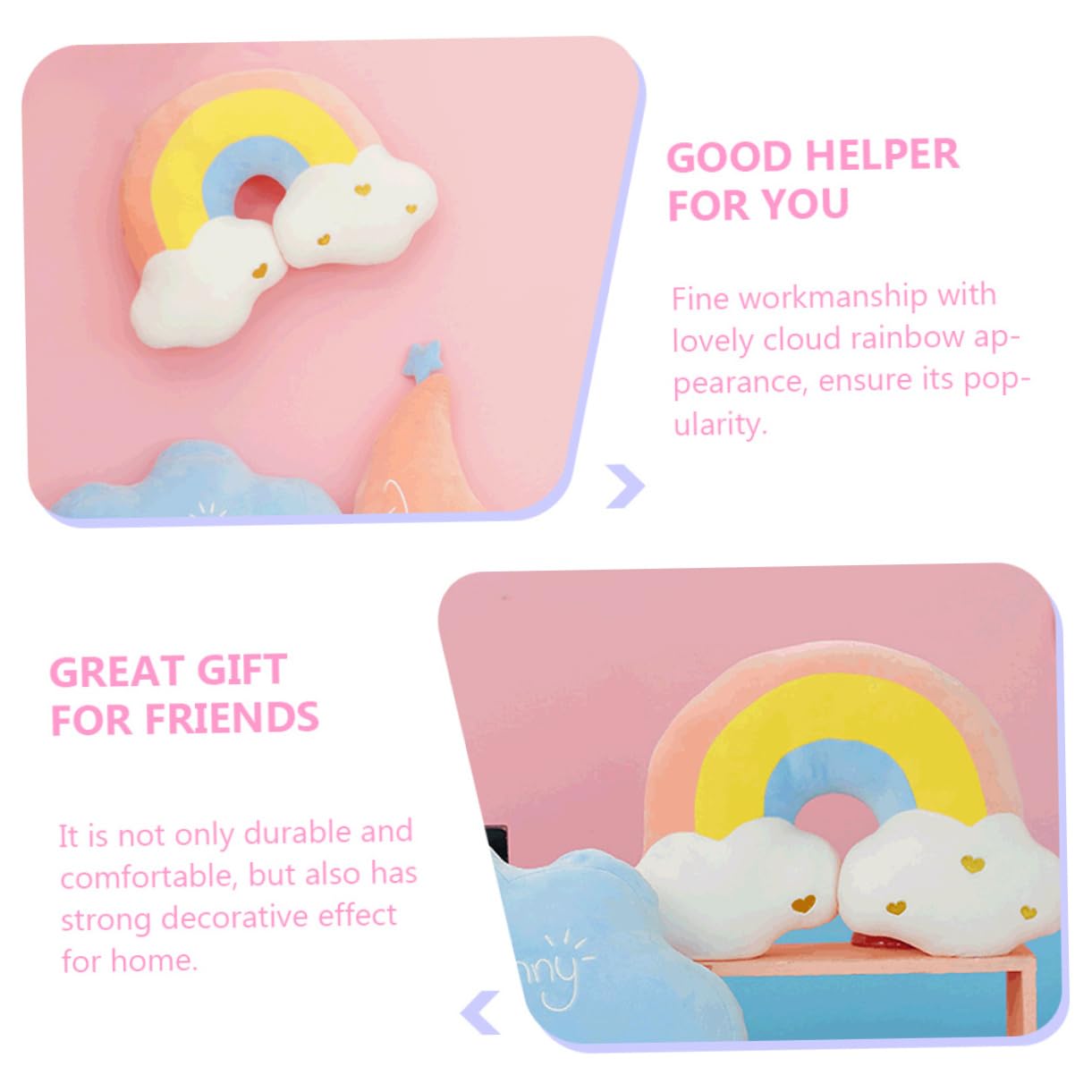 Garneck Cuscino Decorativo Forma in Peluche Cuscino per Decorare Sofa e Ufficio Regalo per Amanti