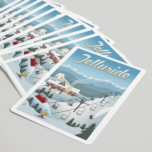 Lantern Press Telluride, Colorado, Baraja de 52 cartas póker miniatura 5