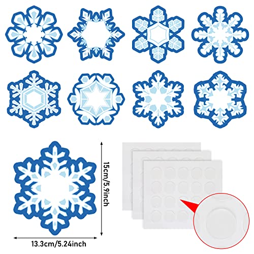 Découpes d'hiver flocon de neige pour décorer la classe sans perdre de temps à tout découper - 3