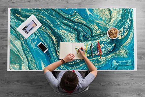 Sous-main de bureau gaming vinyle 120x60cm la solution moderne contre l'usure du bureau