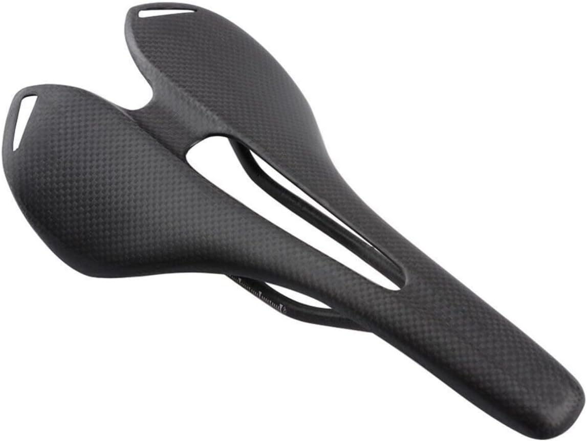 MTB/Road Carbon Bicycle Saddle Front Seat Mat Mountain Bike Seat Saddle for Cycling 270 * 143mm Bicycle seat Lightweight 3K Full Carbon Fiber MTB Saddles