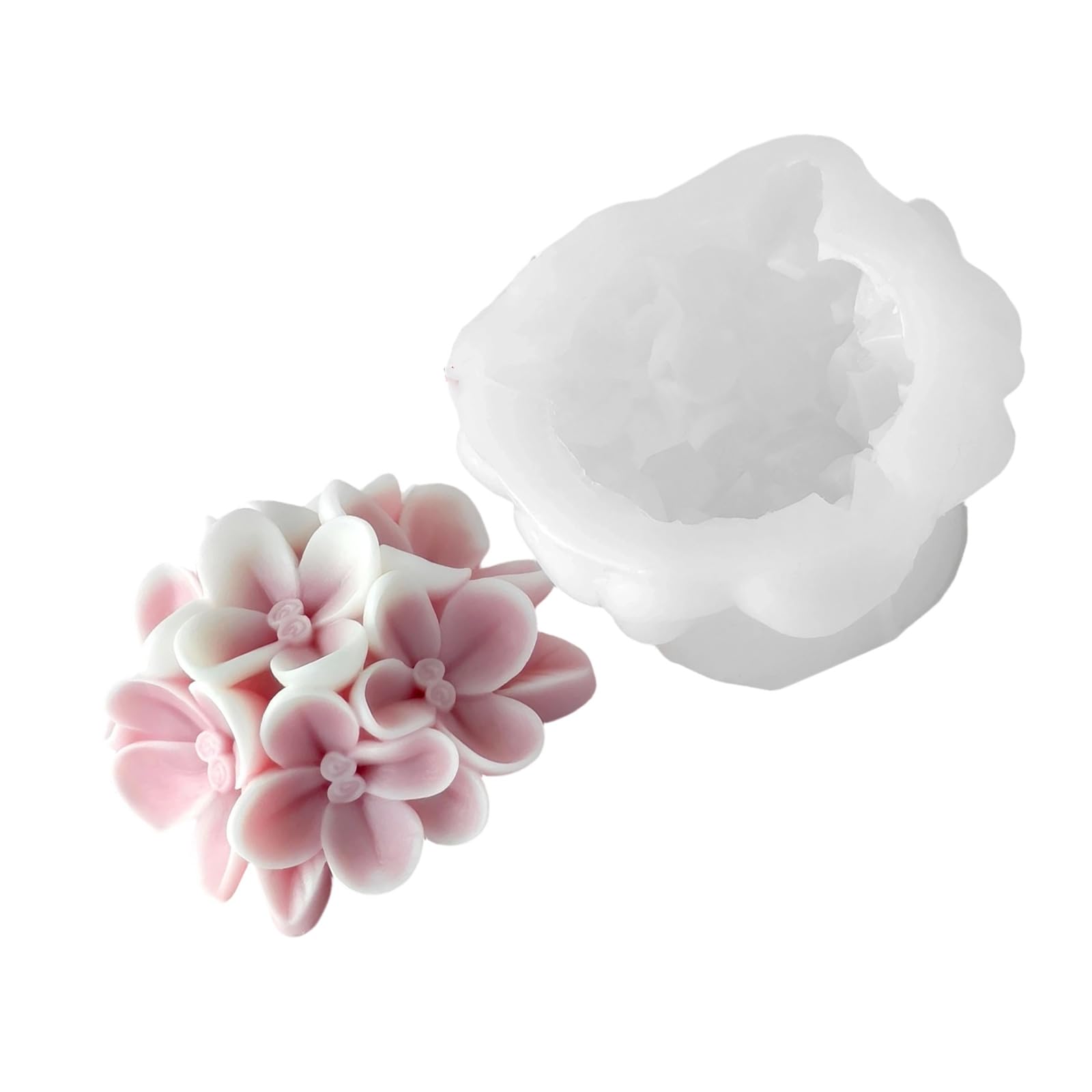 RUINBNC Silicone Hydrangeas for Artisanal Treats Degrees Silicone Flower