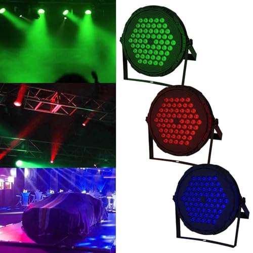 Image of 60LED Stage PAR Light | Multi-Color RGB DJ Disco Light for Party, Concert, Wedding & Event Lighting | DJ Light | Disco Light | Party Light | (60LED-DJLIGHT)
