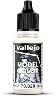 Vallejo White Model Color 1 Paint, 17ml