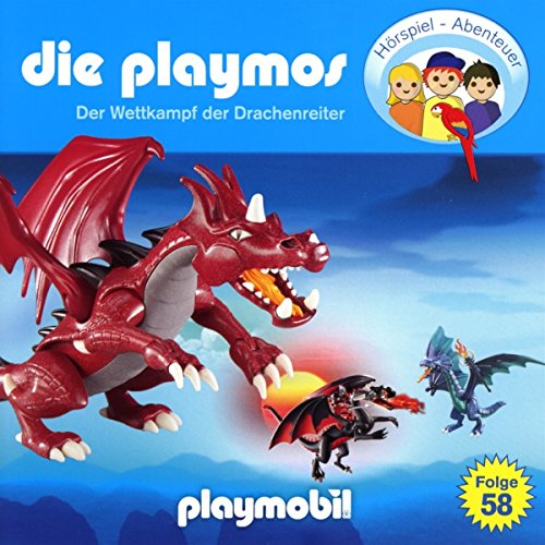 Die Playmos - Folge 58: Der Wettkampf der Drachenreiter (Das Original Playmobil Hörspiel)