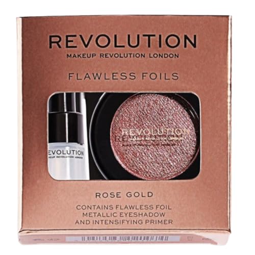 BYUP Makeup Revolution Flawless Foils Eye Shadow, Rose Gold