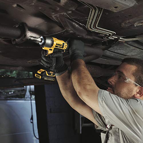 DEWALT Chave de Impacto 3/8 Pol. (10mm) 12V MAX* Ion-Litio com 2 Baterias 12V 1.3Ah Carregador Bivol