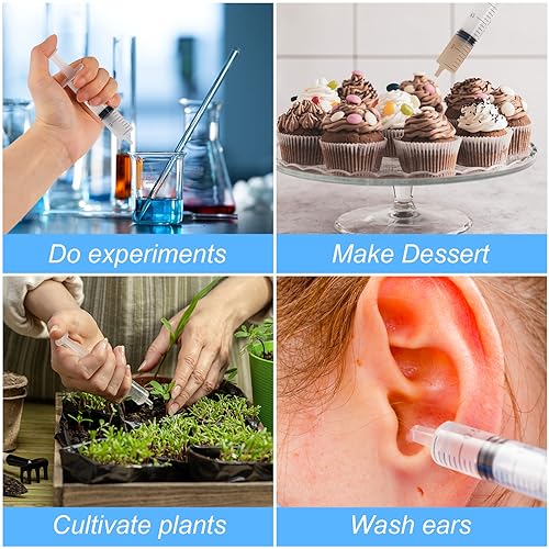 10 Stück Spritze, 20ML Wiederverwendbare Spritze, Dosierspritze Ohne Nadel, Werkzeuge für Flüssigkeitsmaß Spritzen, Futterspritze, für Labor,Tierfütterung, Pflanzenbewässerung