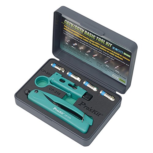 Pro'sKit PK-5011 CATV/CCTV Basic Tool Kit miniatura 1