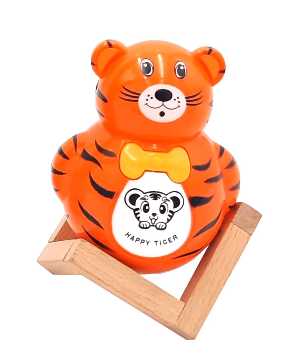 VGRASSP Tumbling Tiger Toys for Kids Push and Shake Best Learning Toy Pushing Or Holding Toys (Tumbling Tiger) - Image 7 thumbnail