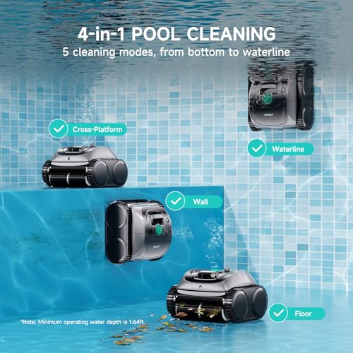 Image of WYBOT C1 Cordless Robotic Pool Vacuum for Inground Pools, Professional