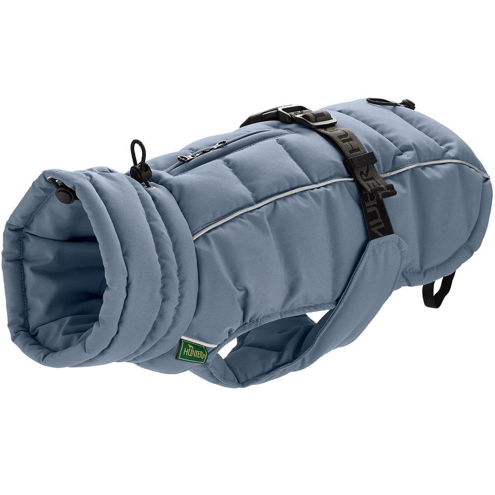 Abrigo para perro Paxson, color azul paloma, talla 45