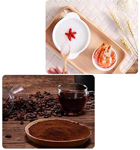 JRZTC Molinillos de Granos, Molinillo de café eléctrico - Molino de Hoja táctil Simple pequeño y Compacto - Aparato de… - Imagen 5