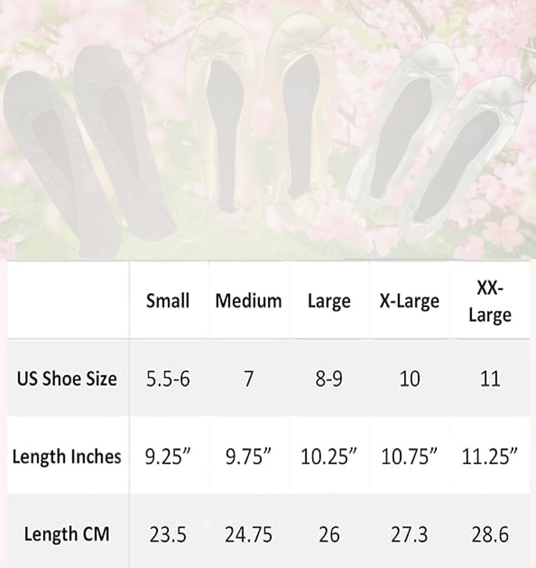 Women's Foldable Ballet Flats Portable Slip-On Shoes for Wedding, Travel, Work & Driving3