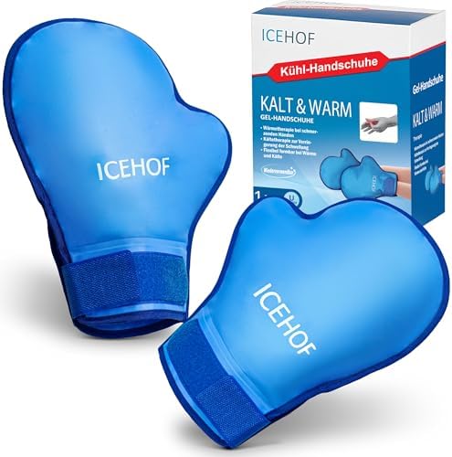 ICEHOF Guantes de refrigeración [2X] Tejido suave – Guantes refre...