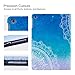 for iPad 9.7 Case 2018/2017 for iPad 5th/6th Generation Case,Vimorco Premium Leather Folio Multiple Viewing Angles Stand (Blue Mandala)