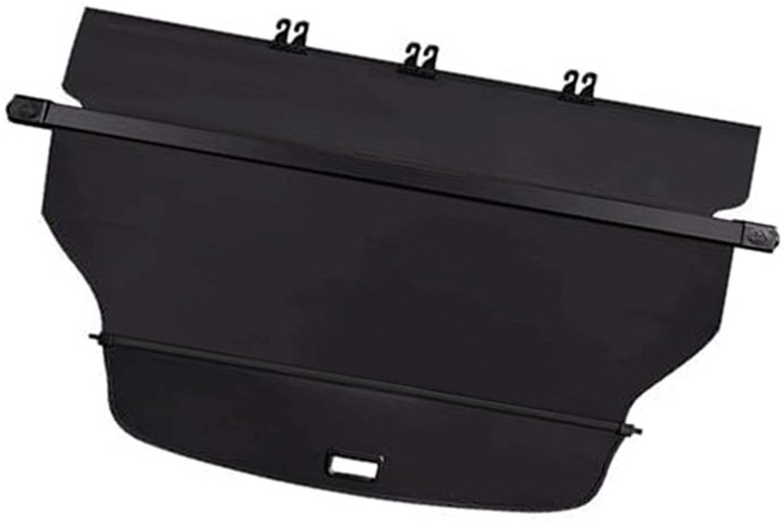 fhjwqronte Rear Storage Fixing Frame Car Parcel Shelf, for Koleos 2009-2015 Retractable Trunk Cover Cargo Privacy Shield Auto Accessory(Black OneColor)