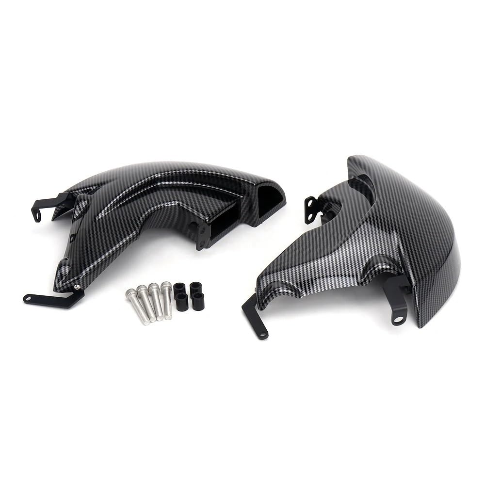 Conducto de Aire Conducto Aire Freno Delantero para YZF R1 2020 2021 2022 2023 2024. | Accesorios de motocicleta ABS pinza de freno conductos de refrigeración de aire enfriador de disco delantero(B)