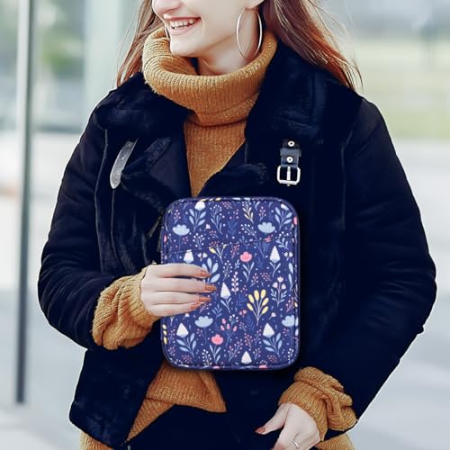 Image of Dadanism 8-9 Inch Tablet Sleeve Bag Carrying Case for iPad mini 7th /6th 8.3 inch, iPad mini 7.9 inch, Galaxy Tab A7 Lite /A9 8.7 inch, Remarkable Paper Pro Move 7.3 inch 2025, Tab M8 8 inch, Tab M9 9 inch, MuZhi Blue
