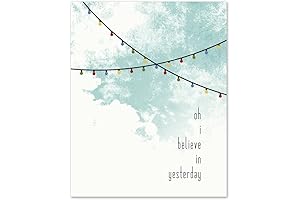 The Beatles: Yesterday Song Lyric Wall Art Print - Timeless Anniversary Keepsake