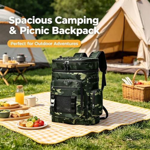 Sac à dos isotherme de camping idéal pour vos pique-niques à la plage - 7