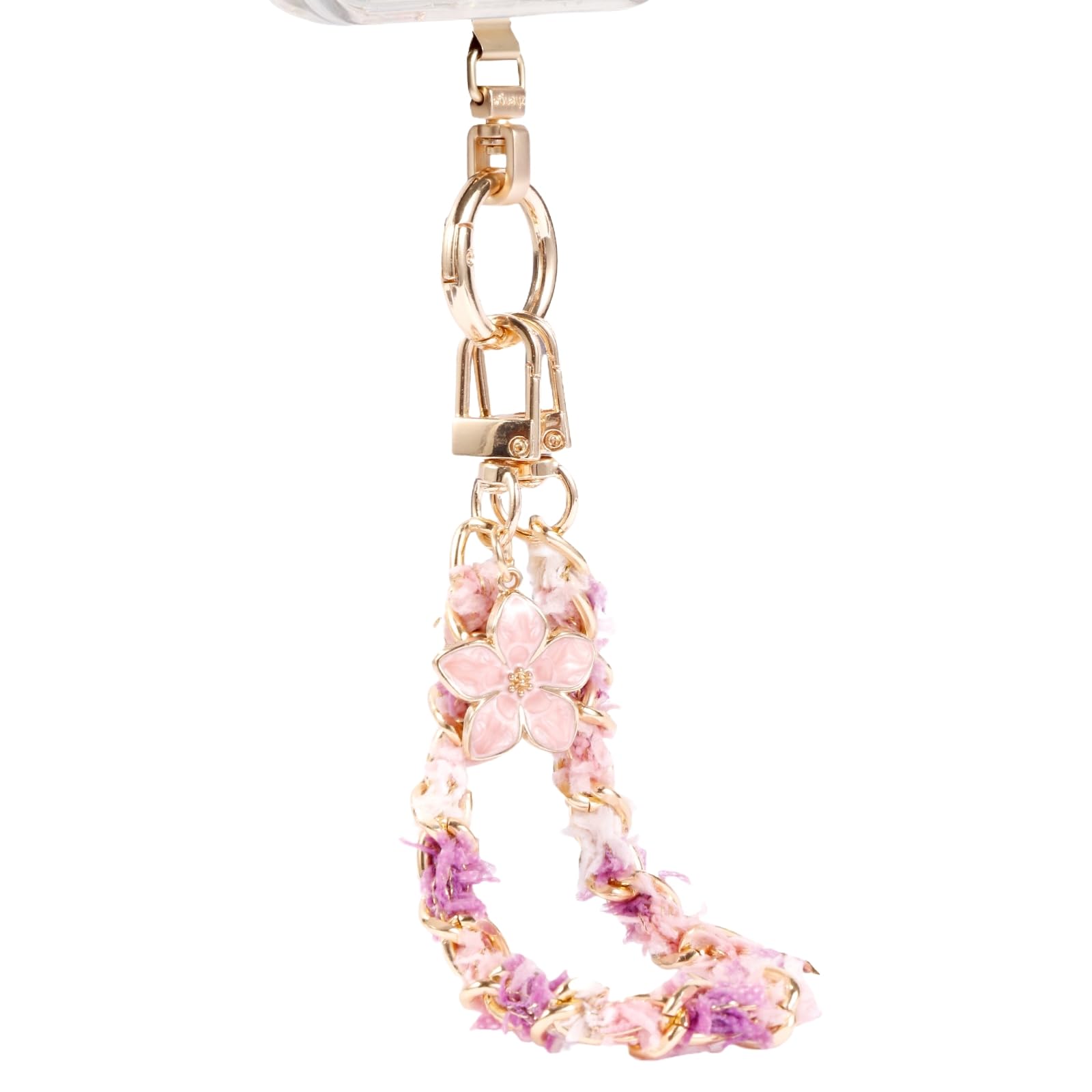 Designer Cell Phone Wrist Strap, Anti-Lost Lanyard Wristlet Charm for iPhone 17 Pro Max&Most Cellphones, Detachable Bracelet