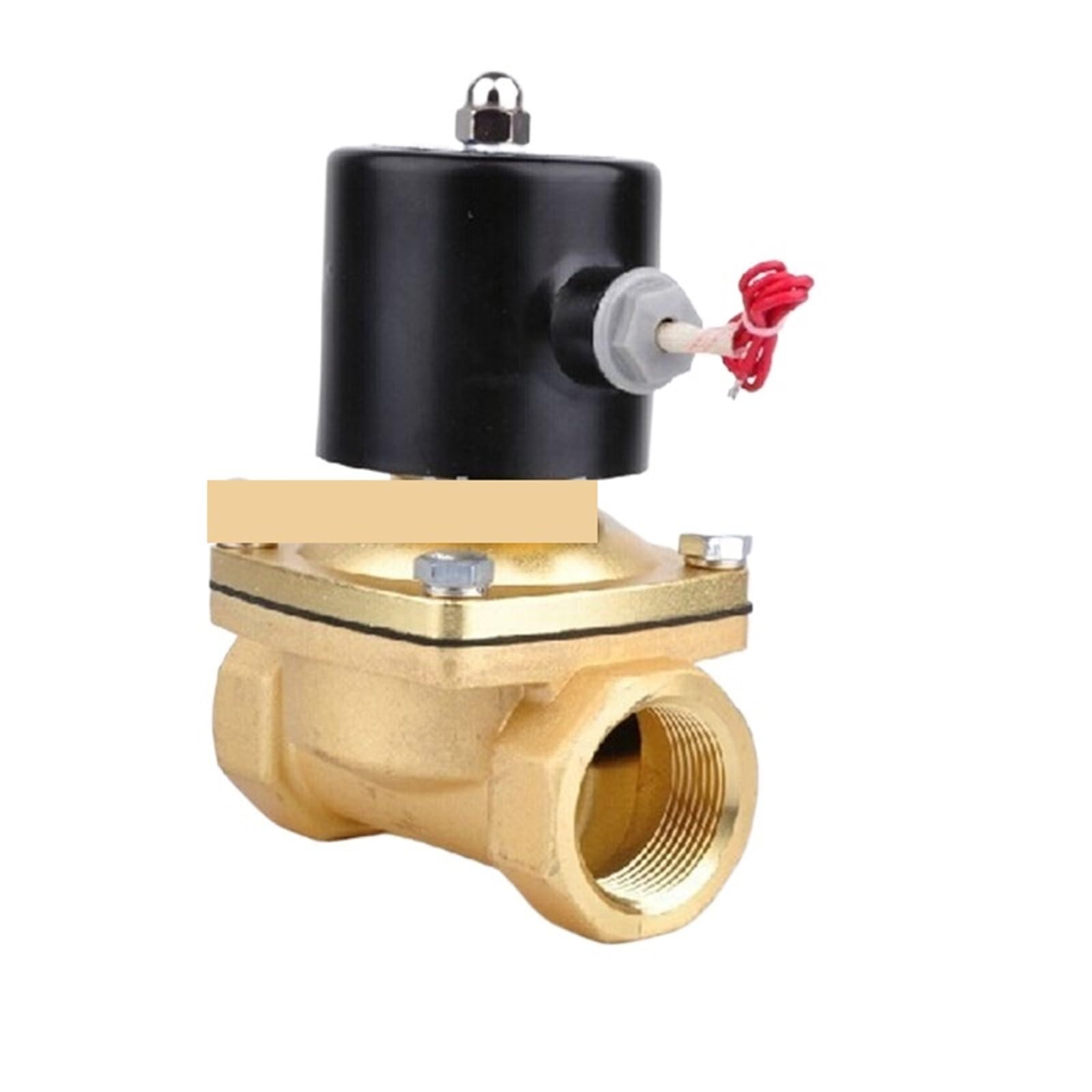Moevgridr Dn40 Dc24v 2 Way Electric Solenoid Valve Normally Closed Solenoid Valve(Dn40 Dc24v)