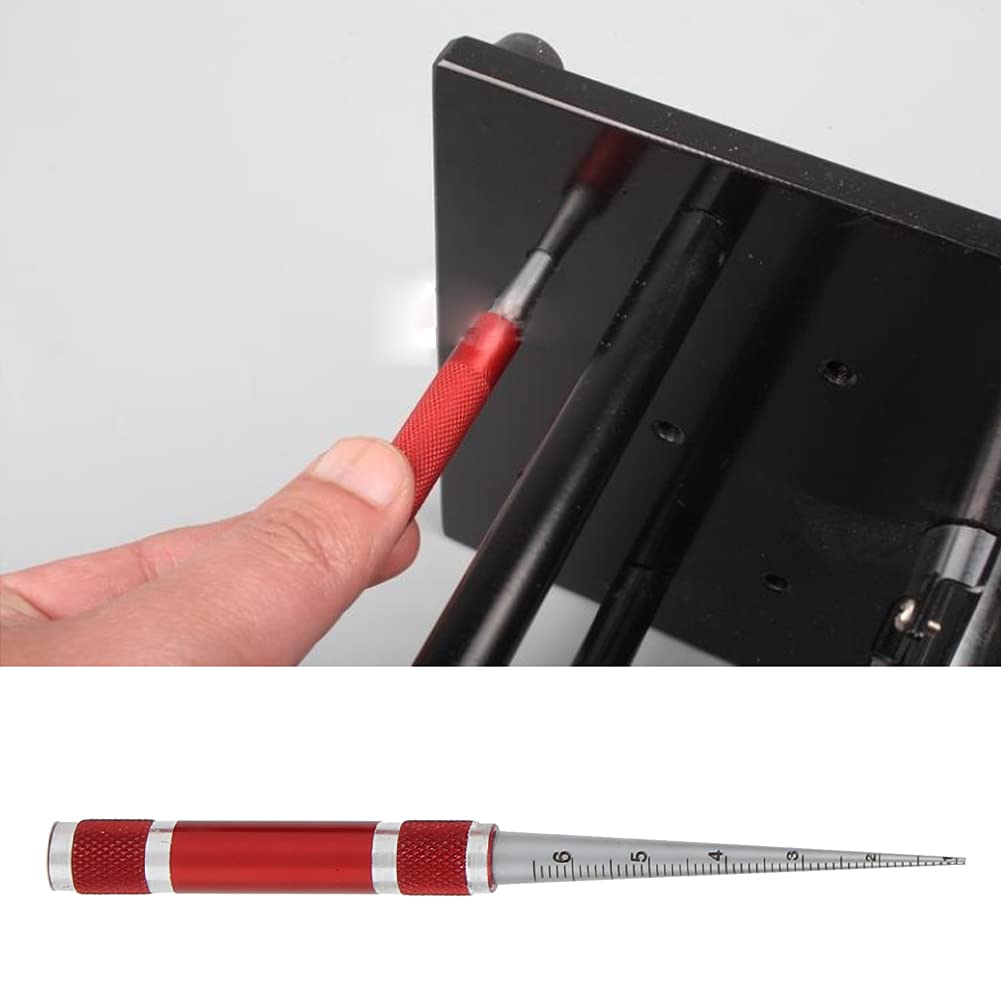 Nutriess Taper Aperture Gauge High Accuracy Measuring Tool 6.5mm to 45mm for Precision Hole Measurement in Various Sizes (1-6.5mm)