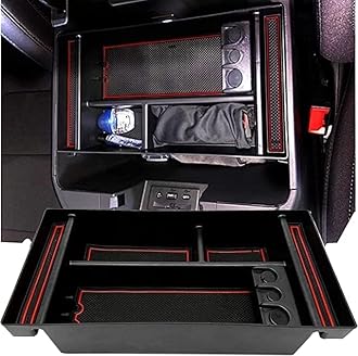 JOJOMARK Center Console Organizer Tray fits for 2019-2022 GMC Sierra/Chevy Silverado 1500 Accessories, 2020-2021 2022 2023 Silverado/Sierra 2500 HD/3500 HD