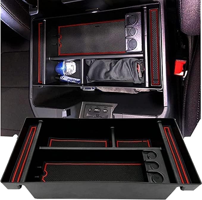 JOJOMARK Center Console Organizer Tray fits for 2019-2022 GMC Sierra/Chevy Silverado 1500 Accessories, 2020-2021 2022 2023 Silverado/Sierra 2500 HD/3500 HD