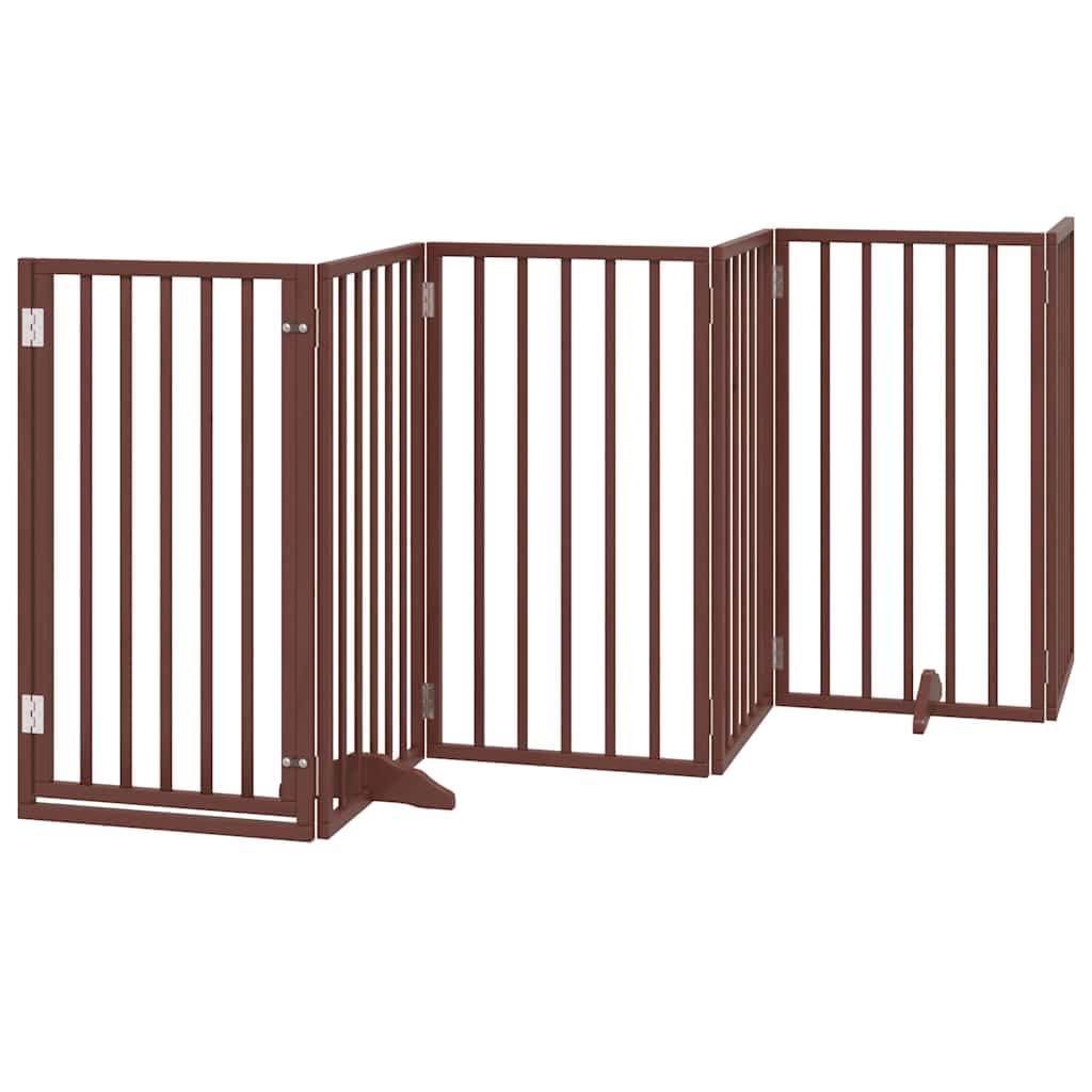 Rejilla plegable para perros de madera de álamo, 6 paneles, 300 cm, plegable, 300 cm