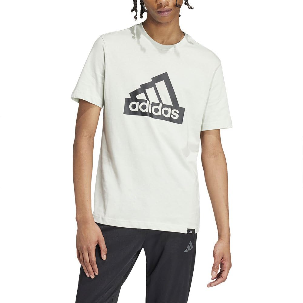 adidas Men's Modern Essentials Graphic TEE, Linen Green, M