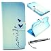 iPhone 6 Case, iPhone 6 4.7" Case, Speedtek Smile Pattern Premium PU Leather Wallet Flip Protective Skin Case with Magnetic Closure for Apple iPhone 6&6s 4.7" (2014) (Built-in Credit Card/ID Card Slot)