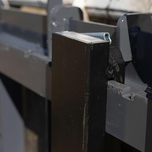 Miniatura 7 de Titan Attachments Cuchillas de horquilla de palet de 60 pulgadas, montaje de carro de clase II, 16 pulgadas desde el riel superior, horquillas para