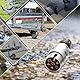 Feuunly 2 Stück x Anhänger Stecker 7 Polig Aluminiumlegierung, Wasserdicht Anhängerstecker 7 Poliger 12V, Für Anhänger PKW LKW RV Wohnwagen Traktor (Schraubenende)